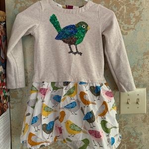 Mini boden spring sequin dress 6/7